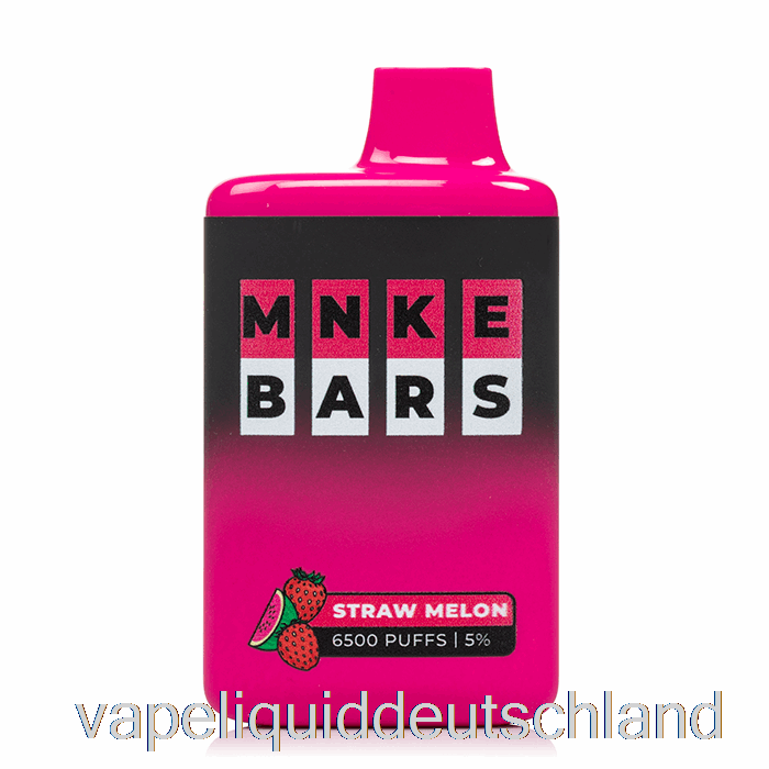 Mnke Bars 6500 Einweg-Vape-Flüssigkeit In Erdbeerform